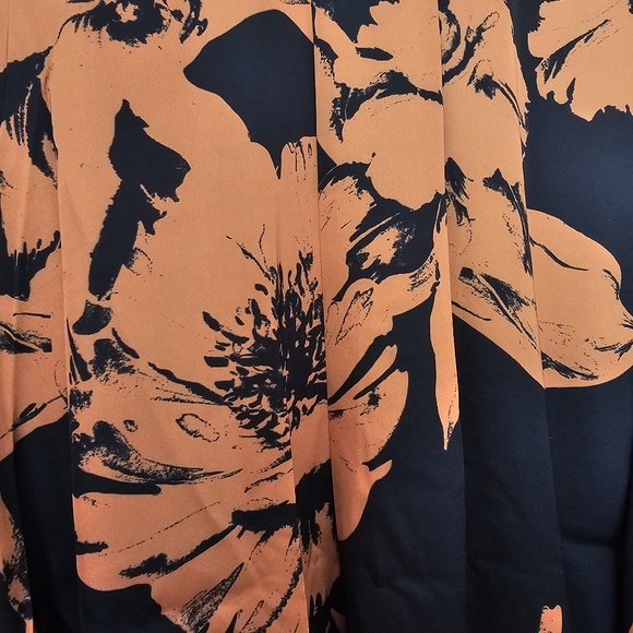 Pari Passu Tammy Reiss Floral Print Belted Shirt Dress Size D4/18 Office Siren - Picture 11 of 15